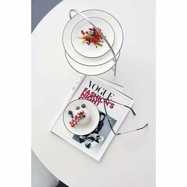 ASA Dessertteller 21 Cm à Table Ligne Noir 2 ASA Dessertteller 21 Cm à Table Ligne Noir – Bild 2